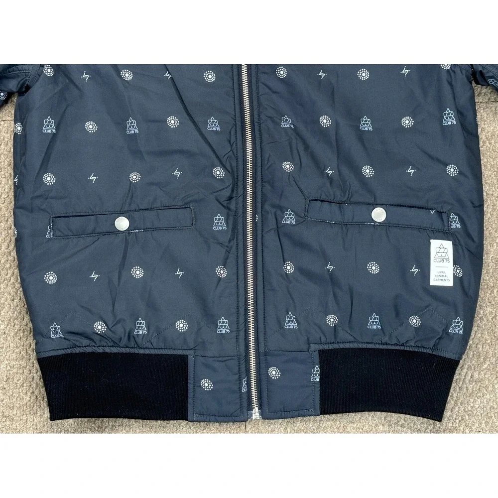 Liful Minimal Garment‎ Club 75 Reversible Rare Parisian Tropic Jacket Size Small